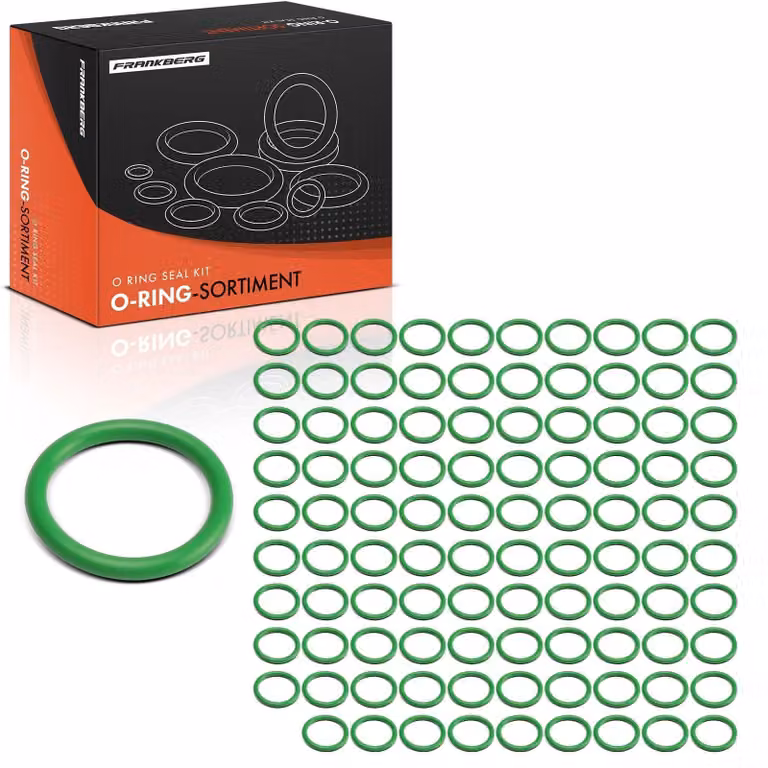 Kit di riparazione per impianti di climatizzazione, guarnizioni O-ring in HNBR, diametro interno 25,00 mm, confezione da 100 pezzi