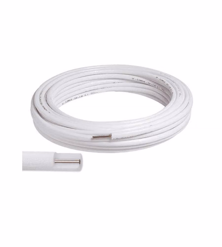 DIANFLEX Tubo in Rame Rivestito per Condizionamento 3/8 x 0,8 mm 50 m