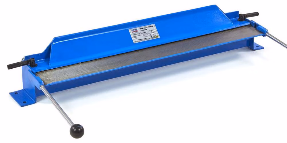 Piegatrice manuale per lamiera, macchina per tagliare, piegare, laminare, pressa, 1.2x730 mm Hbm Machines Olanda