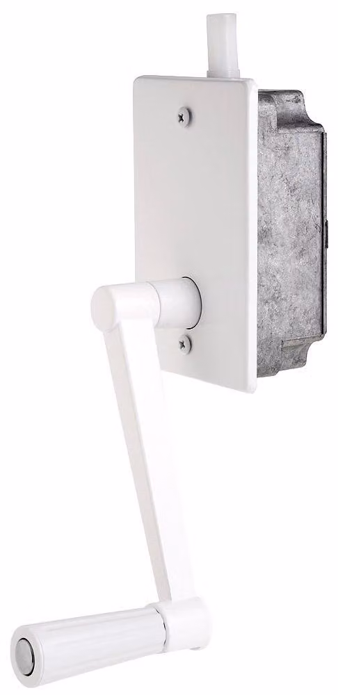 Cassonetto per avvolgibili, bianco, in alluminio, massimo 40 kg
