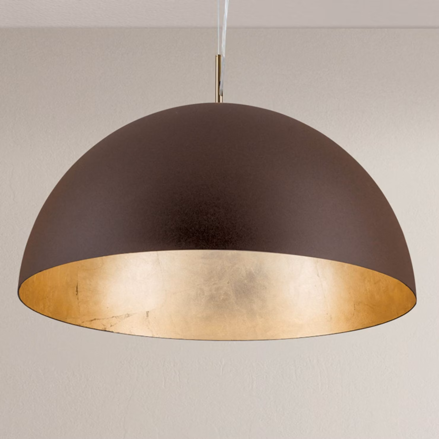 ORION Lampada a sospensione Nerry, dimmerabile, Marrone / Ruggine, Soggiorno / Sala da pranzo, Metallo, Design, Lampada a sospensione