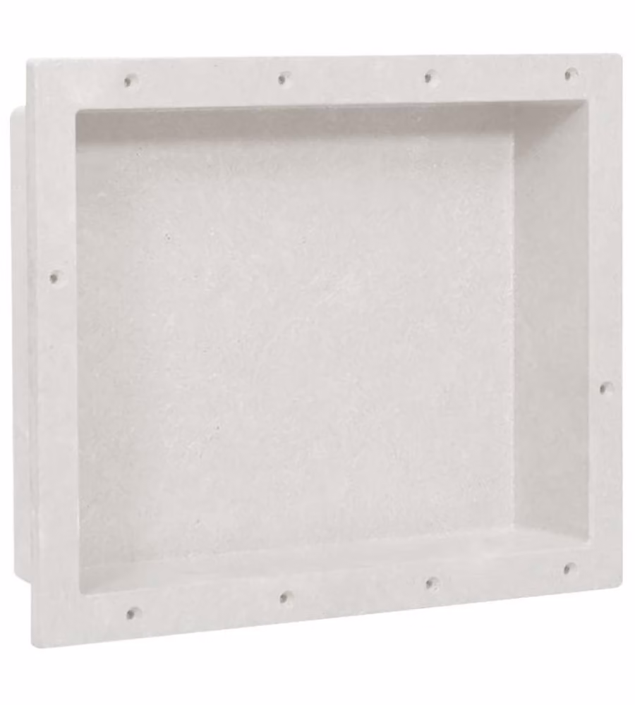 Nicchia da Doccia in Bianco Opaco 41x51x10 cm