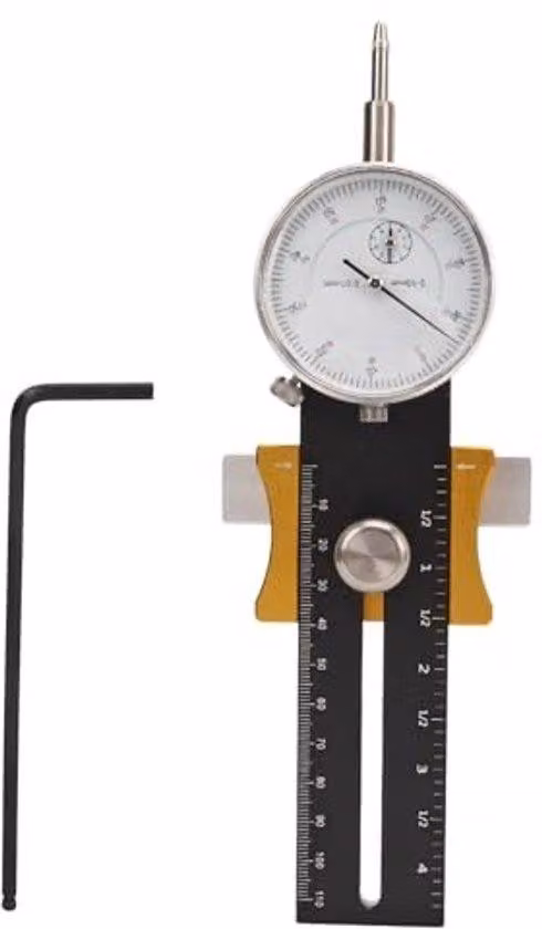 Troncatrice per officina - Calibrazione - Lama - Metallo - Lunghezza di taglio: 130-220 mm - Strumento di calibrazione in acciaio