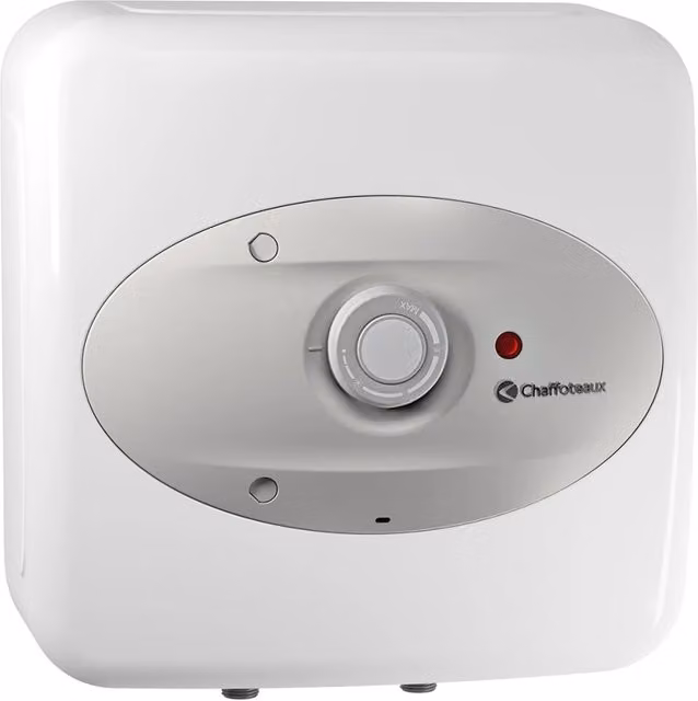 Scaldabagno Elettrico Verticale Chaffoteaux Sopralavello Bianco 15 l