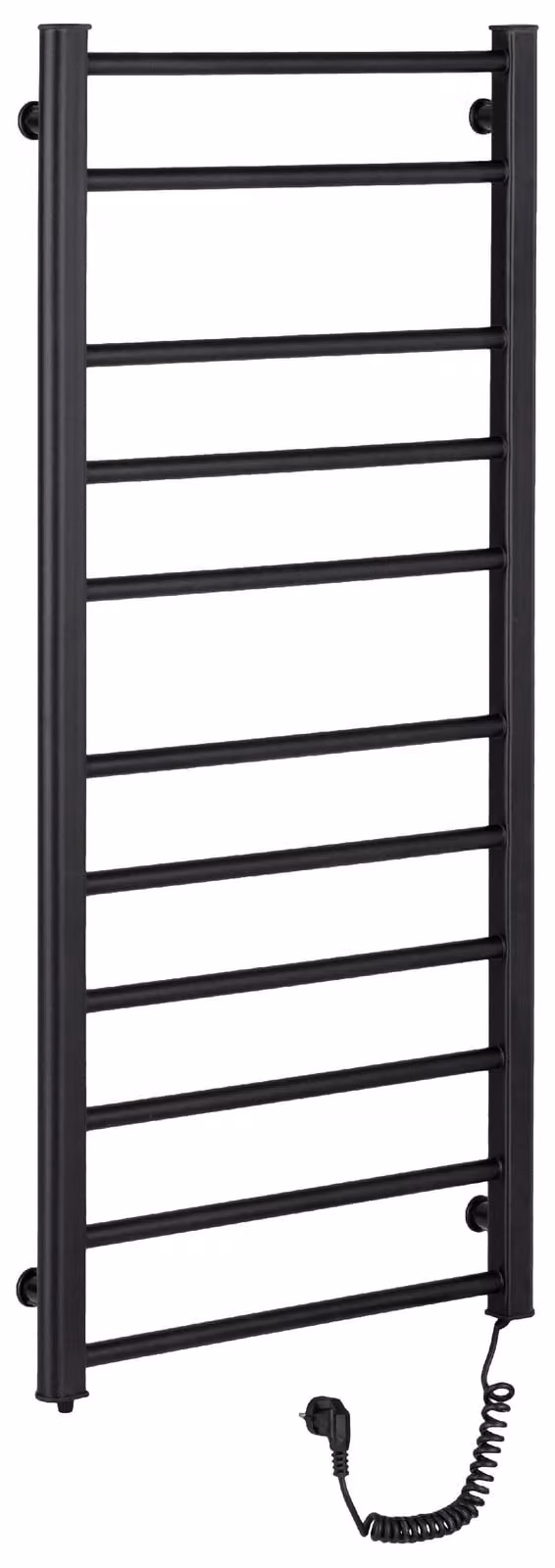 CERANO - Scaldasalviette elettrico Domenico - 187 W - nero opaco - 1160x550 mm
