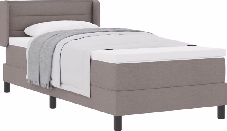 Letto a molle con testiera Talpa 190 x 90 cm Tessuto