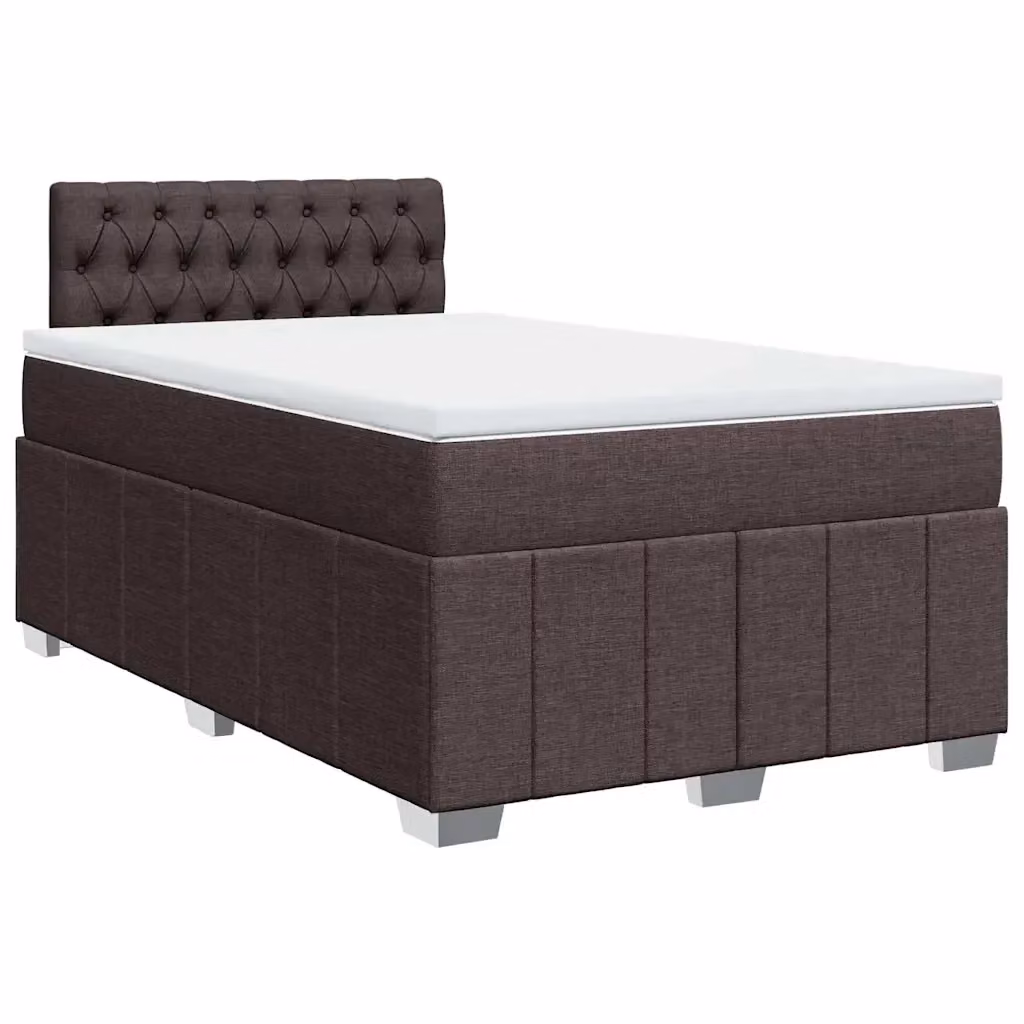 Letto Ibrido con Giroletto a Molle e Materasso vidaXL, Marrone e Bianco, L/P/H: 120 x 190 x 100,5 cm – 2