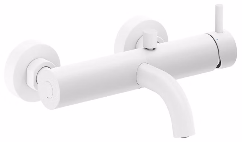 Rubinetto per vasca da bagno a parete Ravak Esprit ES 022.10WV senza set doccia, velluto bianco