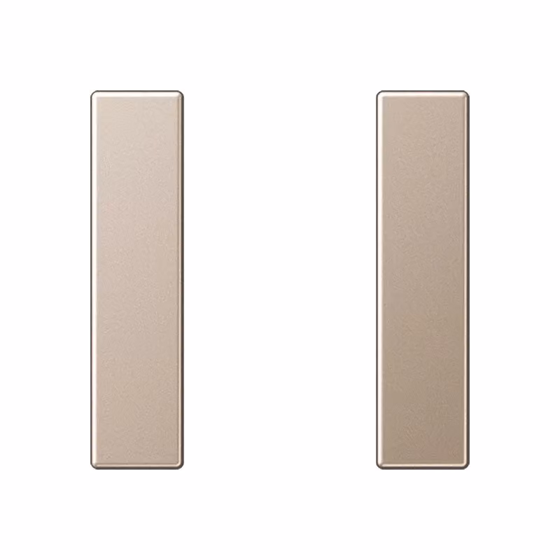 Jung A501TSACH Placca per pulsanti singola, completa, color champagne