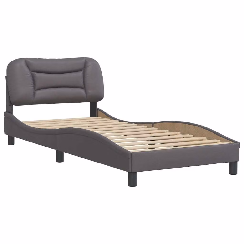 Giroletto senza Materasso Hvar Crema 90x200 cm in Pelle finta