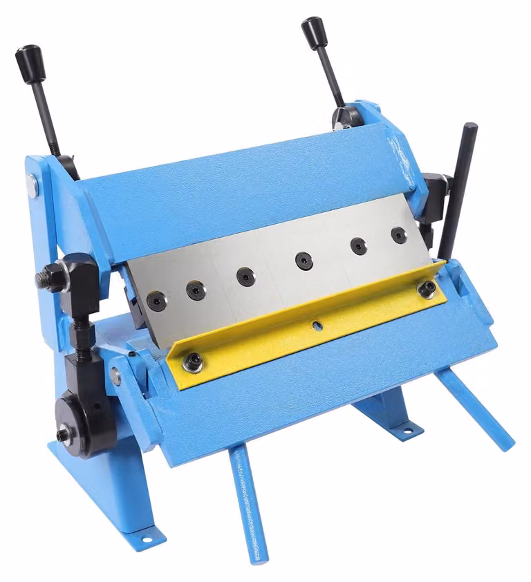 Macchina manuale per la piegatura di tubi, angolo di piegatura da 0 a 135°, larghezza di piegatura massima 305 mm, spessore massimo di piegatura 1 mm, modello da montaggio su banco, funzionamento manuale