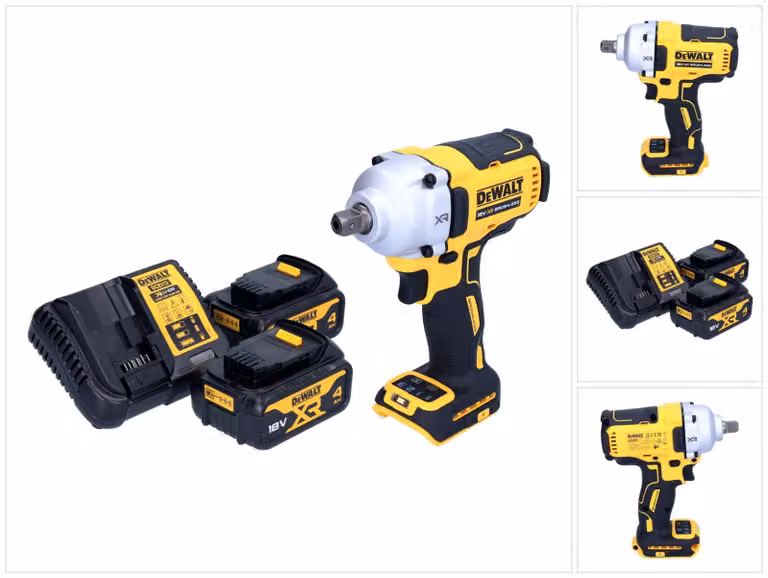 Avvitatore a impulsi a batteria DeWalt DCF 892 M2 18 V 812 Nm 1/2" brushless + 2x batteria ricaricabile 4,0 Ah + caricatore