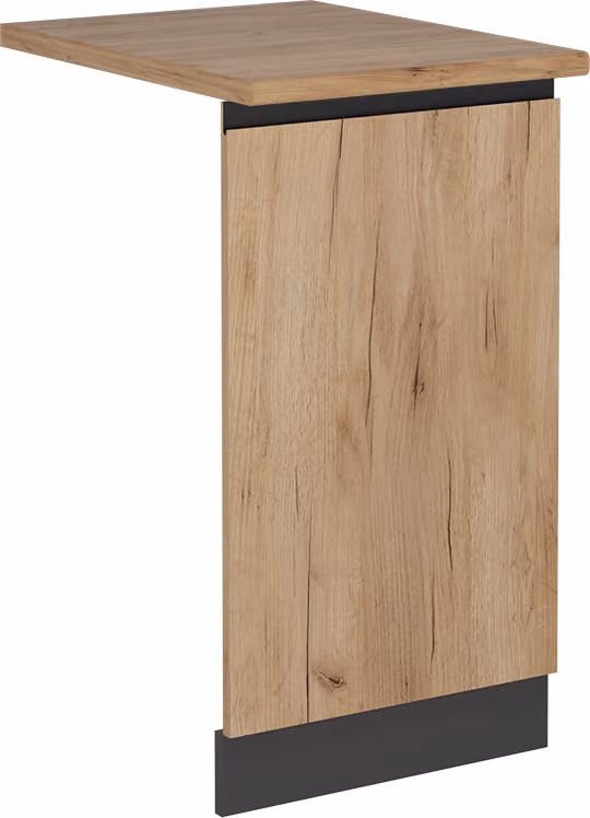 Pannello frontale della lavastoviglie Vicco R-Line Rovere dorato 45 cm  J-Shape, PL Rovere, Model 55107