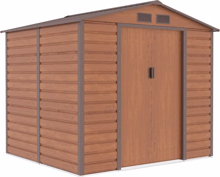Casetta da giardino G21 GAH 407 - 213 x 191 cm, marrone