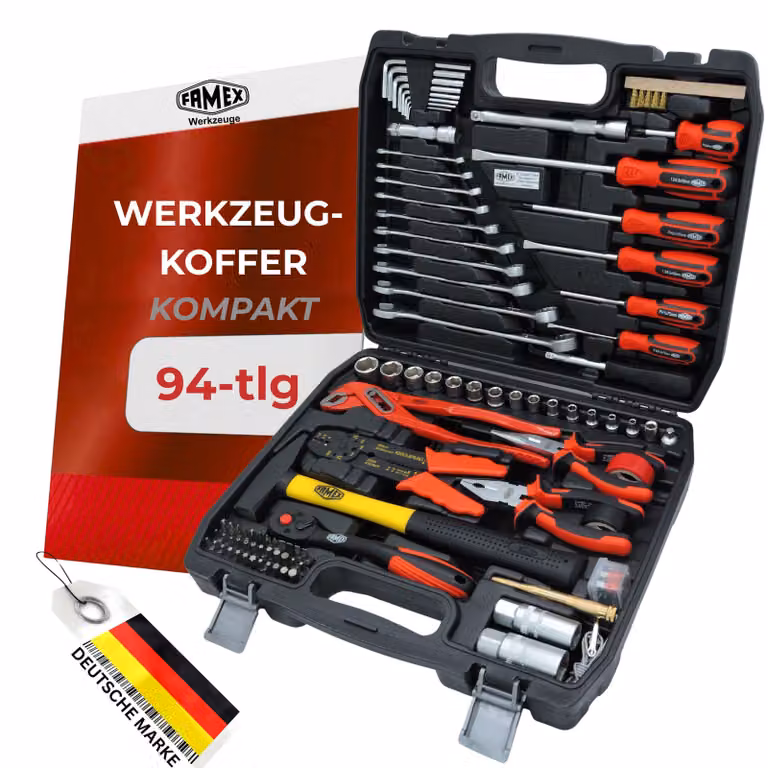 FAMEX 144-47 Valigette portautensili - Set di utensili da 89 pezzi