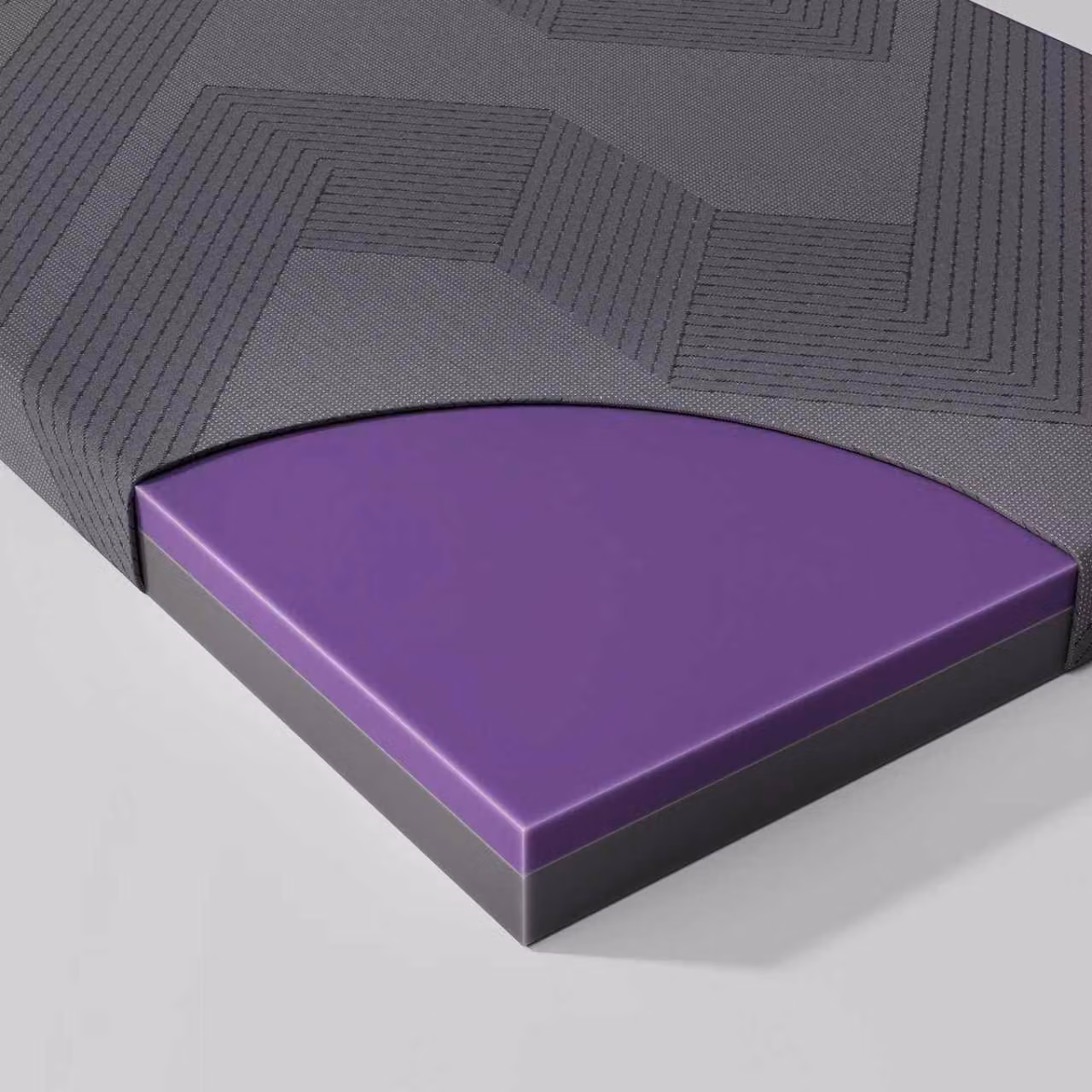 Topper per materasso 180x200x8 cm, imbottitura in gel memory foam a 7 zone, densità H2/H3, topper per materasso 2-in-1, topper reversibile, prova gratuita per 100 notti