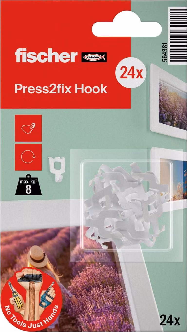 Artiglio per quadri Fischer multipack (24 pezzi) - 564381