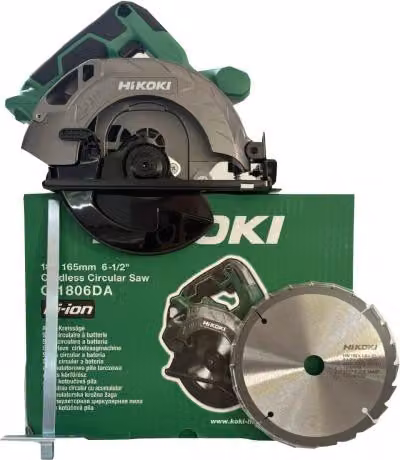 HIKOKI 18V C1806DAW4Z Sega circolare a batteria Sega circolare C1806DA Basic in BOX