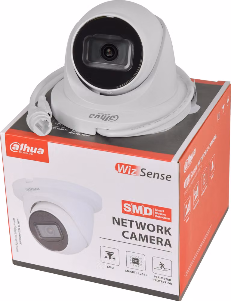 Telecamera IP Dahua, risoluzione 4MP, design impermeabile, 4MP Colore bianco, 2,8 mm