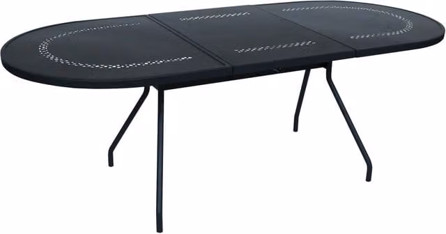 Tavolo da giardino allungabile RD Italia Reef 160 in acciaio antracite L/P/H: 160/220 x 95 x 76 cm