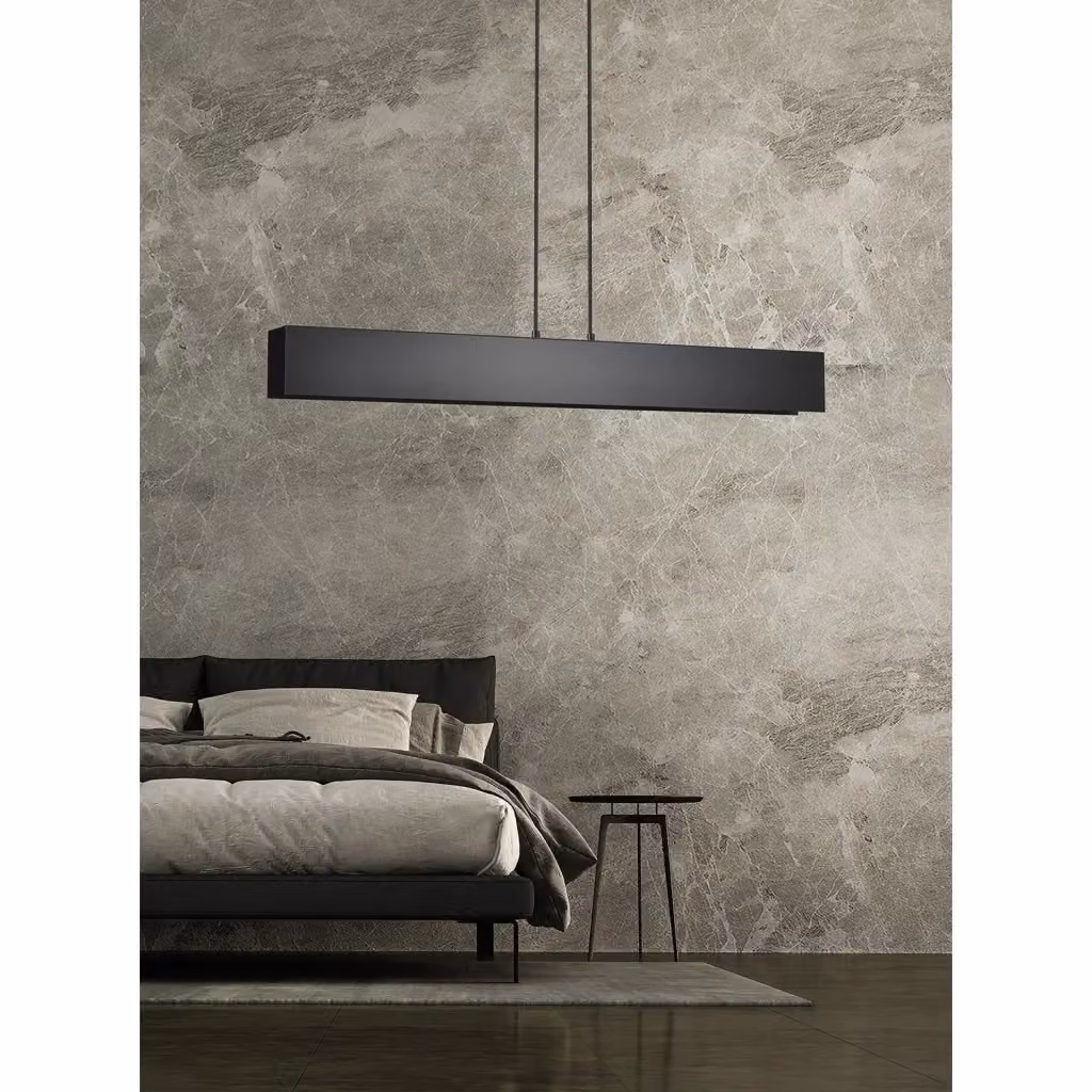 Lampadario Sospeso Moderno Luceart-Classic in Metallo Nero con 4 Luci in Stile Industriale – 2