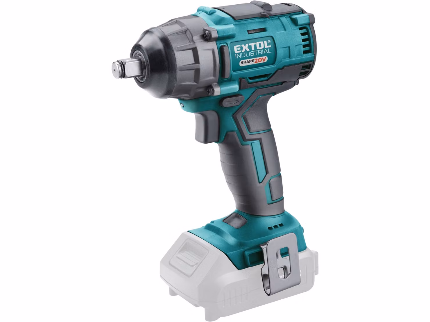 utahovák rázový 1/2" aku SHARE20V, 250Nm, BRUSHLESS, 20V Li-ion, bez baterie a nabíječky