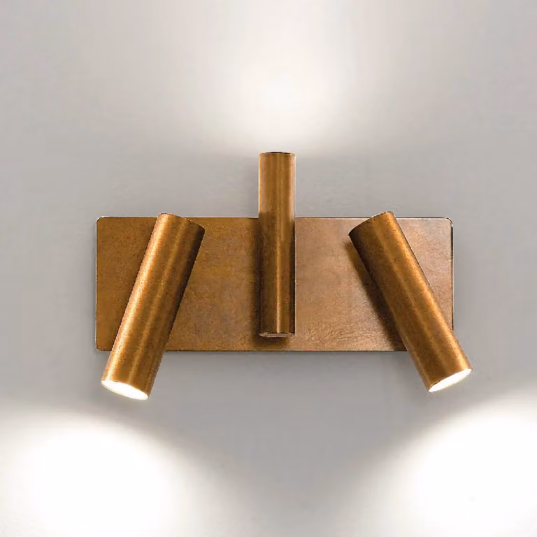 Cremasco Applique da parete 7542, dimmerabile, Bronzo / Ottone antico, Soggiorno / Sala da pranzo, Ottone, Moderno, Applique