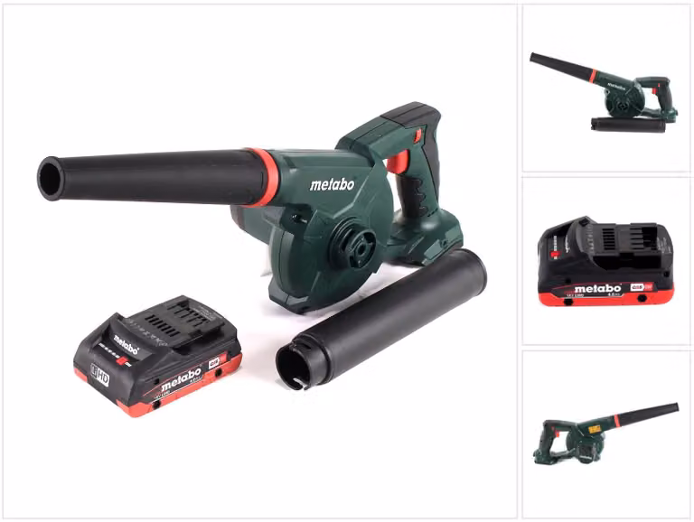 Metabo AG 18 Soffiatore a batteria 18 V + 1x batteria LiHD 4,0 Ah - senza caricabatterie