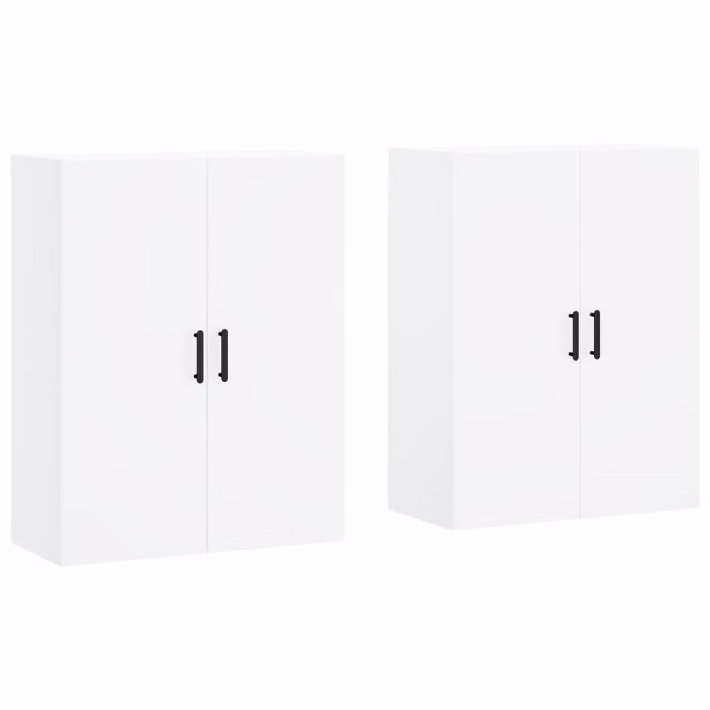 Mobili a Parete 2 pz Bianchi 69,5x34x90 cm