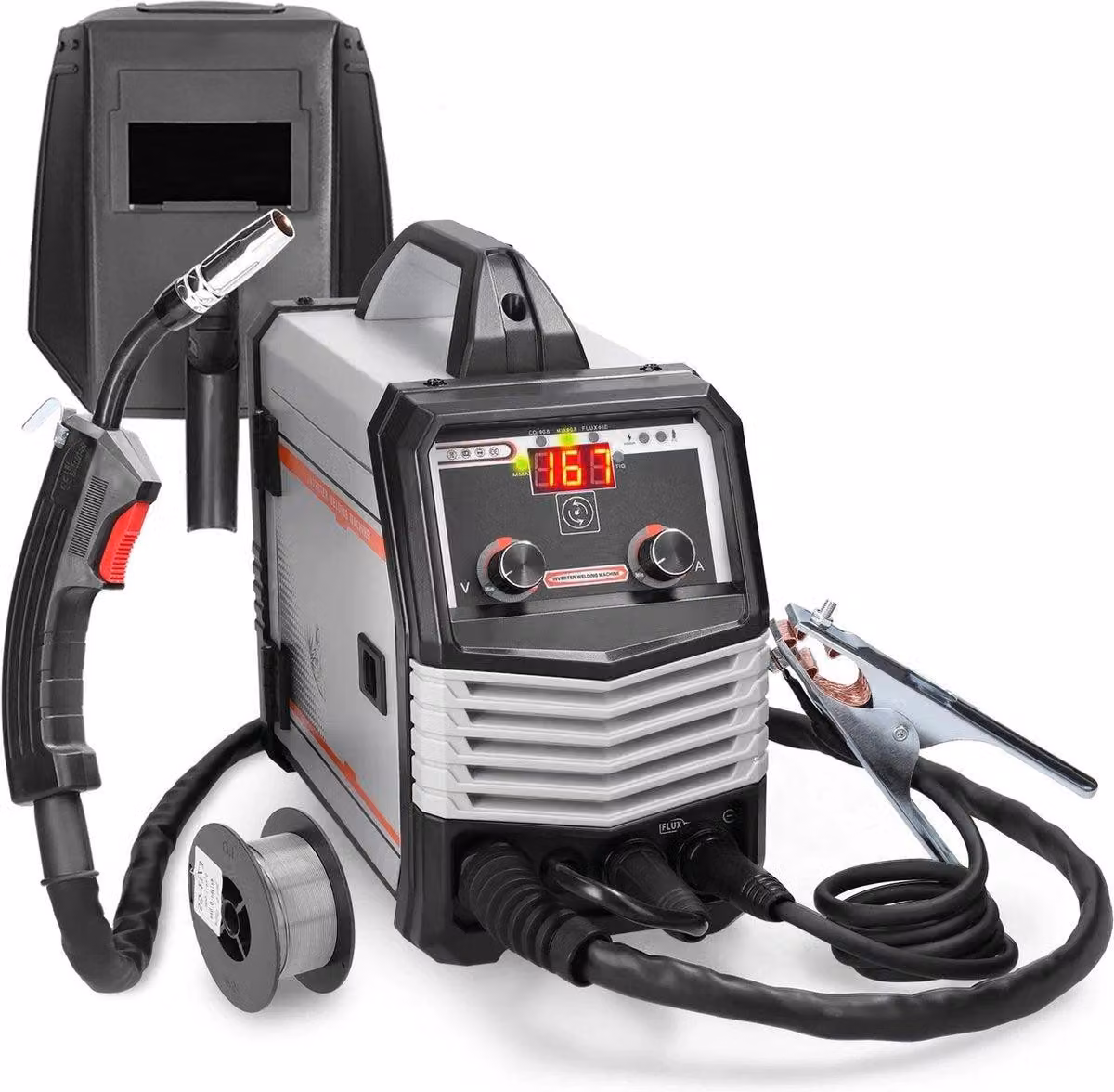 Saldatrice elettrica multifunzione 4 in 1: MIG, MMA, MAG, TIG. Saldatrice inverter