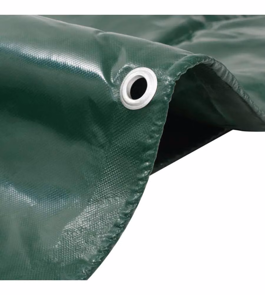 Telo verde vidaXL con rivestimento in PVC 3 x 3 m – 2