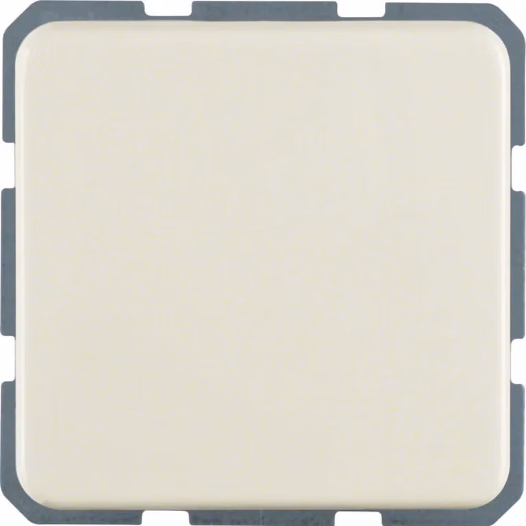 Presa Hager SCHUKO WWS1111WP con coperchio ribaltabile, da incasso, IP44, bianco lucido