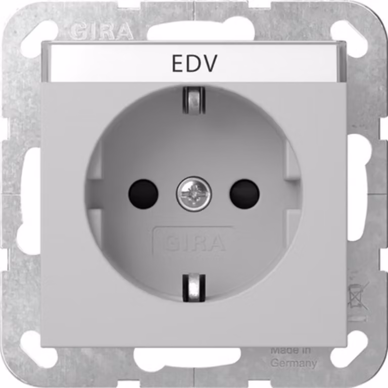 Presa Gira SCHUKO BSF + SP Sistema 55 Grigio m 4462015
