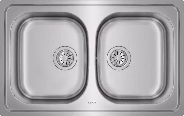 Lavello TEKA UNIVERSE 790 x 500 mm in acciaio inox satinato 115040007