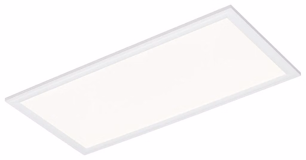 BRILONER Pannello LED semplice, luce bianca neutra, bianco, 59,5 x 29,5 x 6,2 cm