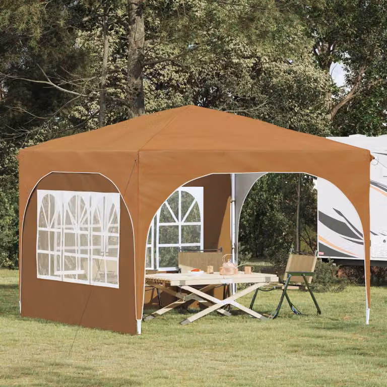 Tenda per feste a pop-up vidaXL Beige L/P/H: 290 x 290 x 245 cm