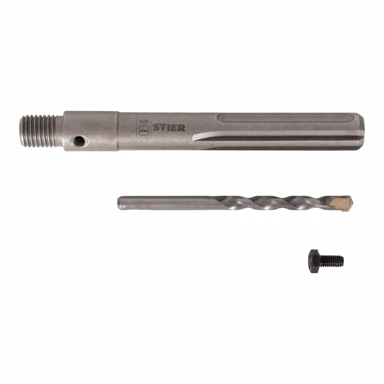 STIER Attacco SDS-Max M16 160 mm incl. punta di centraggio per corone cave.