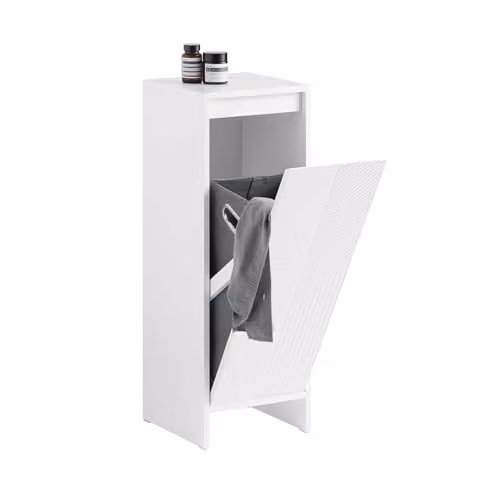 SoBuy Mobiletto Bagno Salvaspazio Cesto Portabiancheria 30x30x87 cm Bagno
