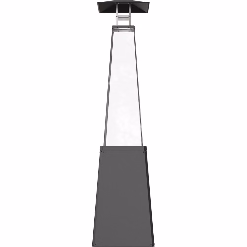 UMBRELLA BS acciaio nero con tubo e regolatore