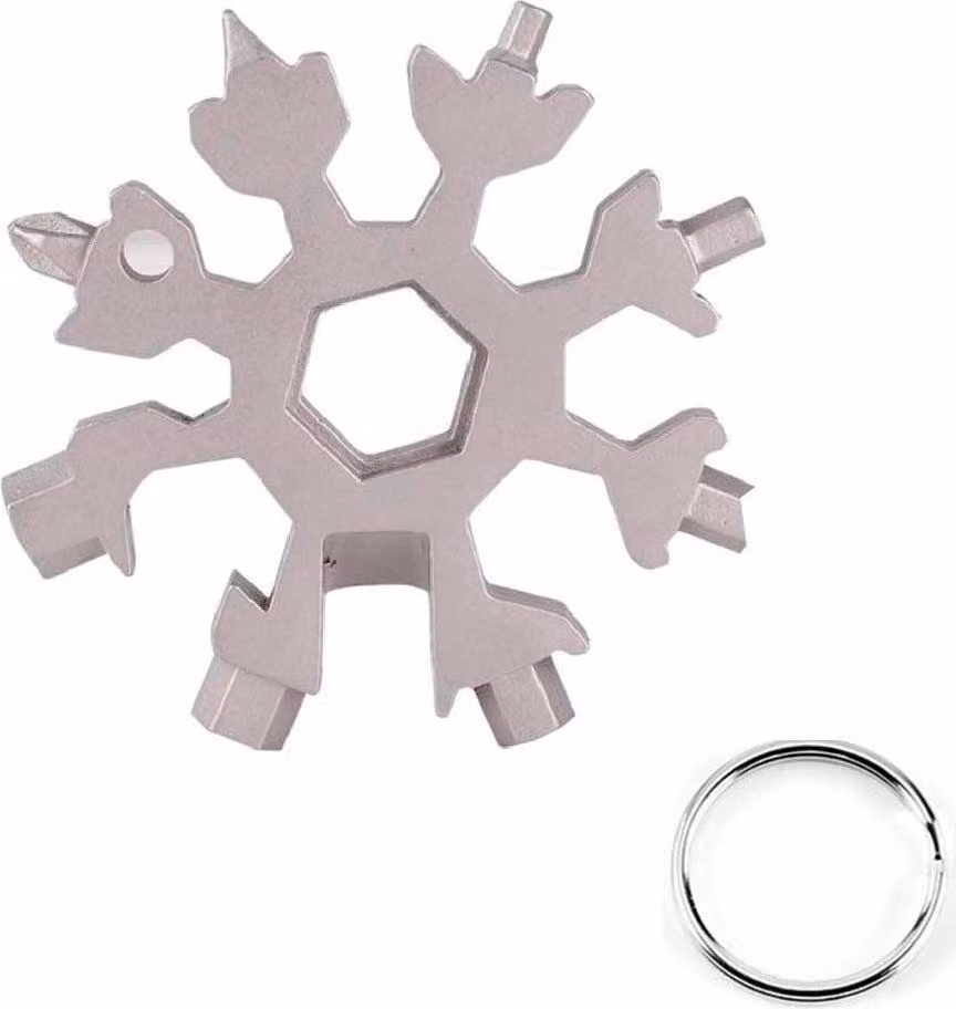 BRAVE CLASSIC portachiavi multifunzione argento