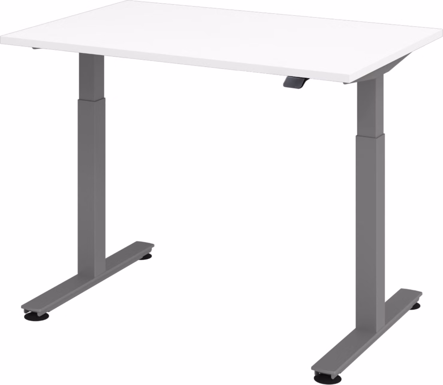 Scrivania elettrica bümö XMST - Finitura: bianco, dimensioni: 120 x 80 cm, struttura: grafite