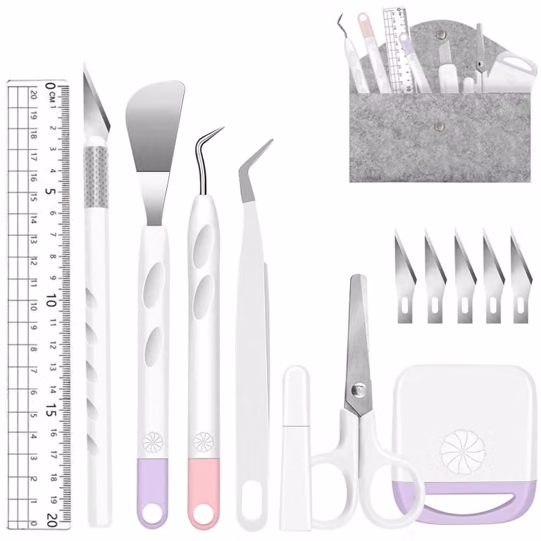 Set di 13 utensili in vinile per lavori creativi