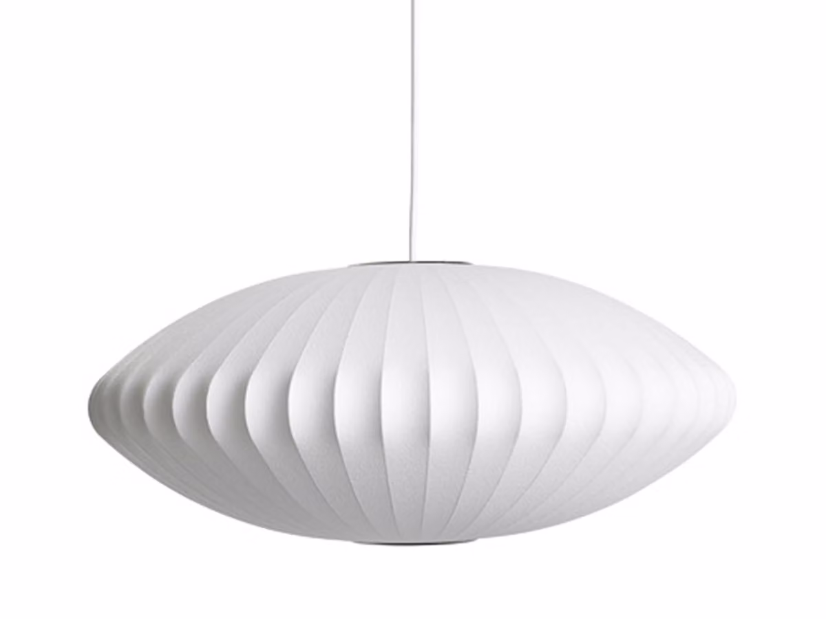 Nelson Saucer Bubble M Lampada a Sospensione - Off White