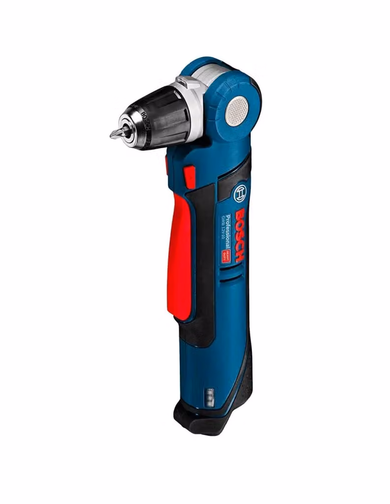 Trapano ad angolo Bosch GWB 12V-10 blu con 2 batterie da 6,0 Ah, caricabatterie GAL12V-40 e custodia L-Boxx 102 – 2
