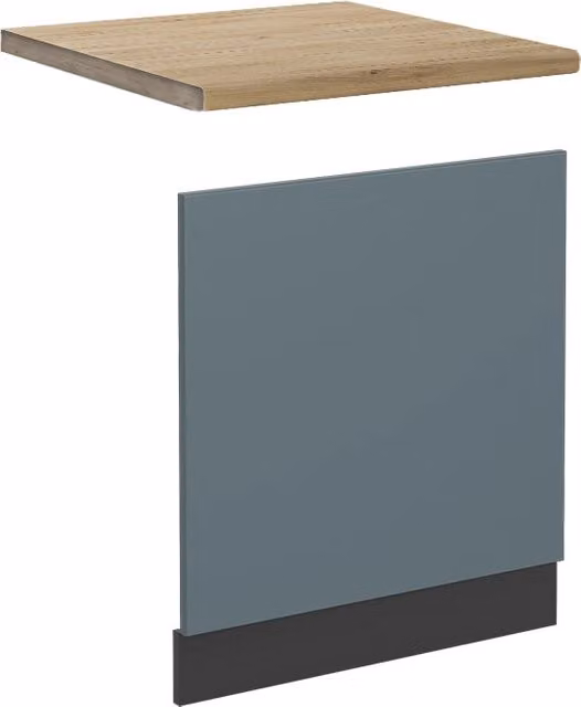 Pannello frontale R-Line Vicco colore Grigio-blu/Antracite e Rovere, Larghezza: 60 cm