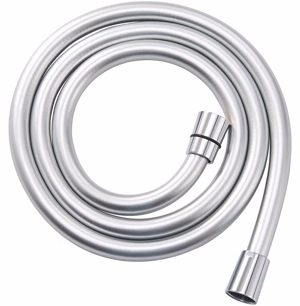 Tubo flessibile per doccia, superficie cromata, lunghezza 150 cm