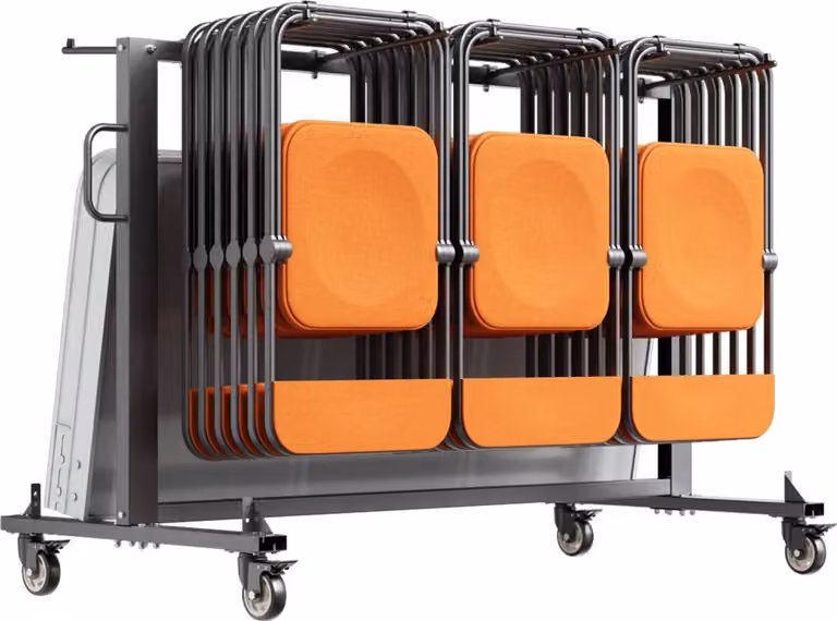 Carrello pieghevole per sedie e tavoli - portata 400 libbre - per 42 sedie o 12 tavoli - carrello spesa su ruote