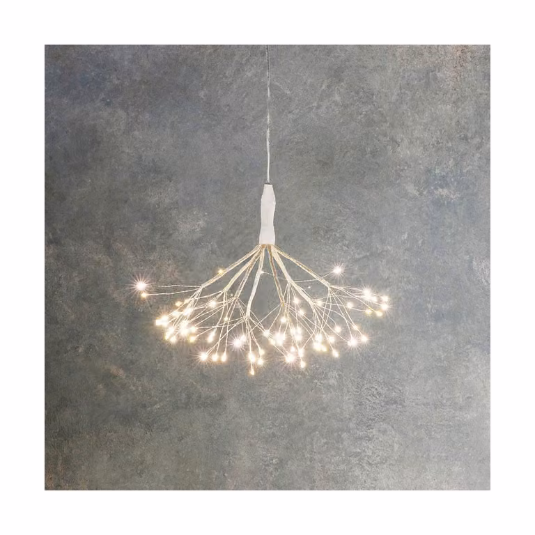 Pusteblume luci a sospensione a led 20cm 80 led ip44