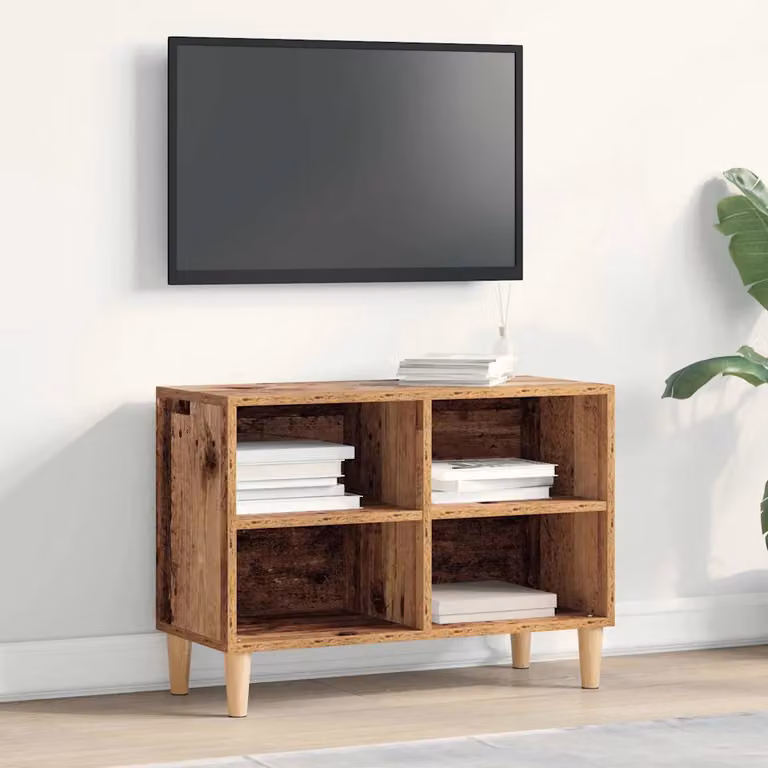 Mobile TV vidaXL moderno in legno marrone, L 69,5 cm x P 30 cm x H 50 cm