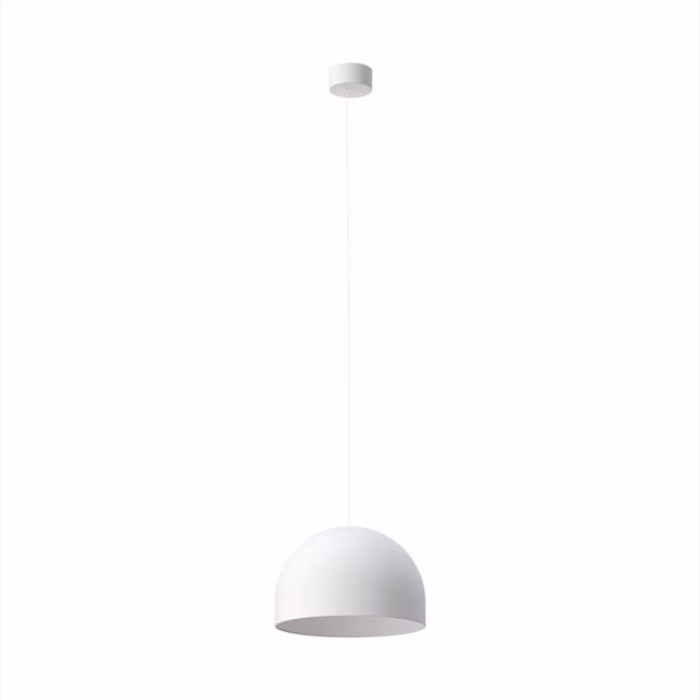Lampada a sospensione Flos My Dome bianca in metallo con attacco E27